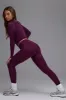 Petite Define Luxe High-Waist Leggings in Grape sold by Oh Polly