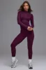 Petite Define Luxe High-Waist Leggings in Grape sold by Oh Polly