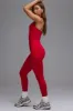 Petite Define Luxe High-Waist Leggings in Cherry Red sold by Oh Polly