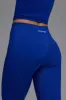 Define Luxe High-Waist Leggings in Royal Blue sold by Oh Polly