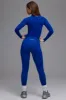 Define Luxe High-Waist Leggings in Royal Blue sold by Oh Polly