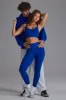 Define Luxe High-Waist Leggings in Royal Blue sold by Oh Polly