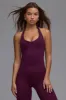 Define Luxe Halterneck Tank Top in Grape sold by Oh Polly