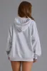 Appliqué Oversized Hoodie in Grey Marl sold by Oh Polly