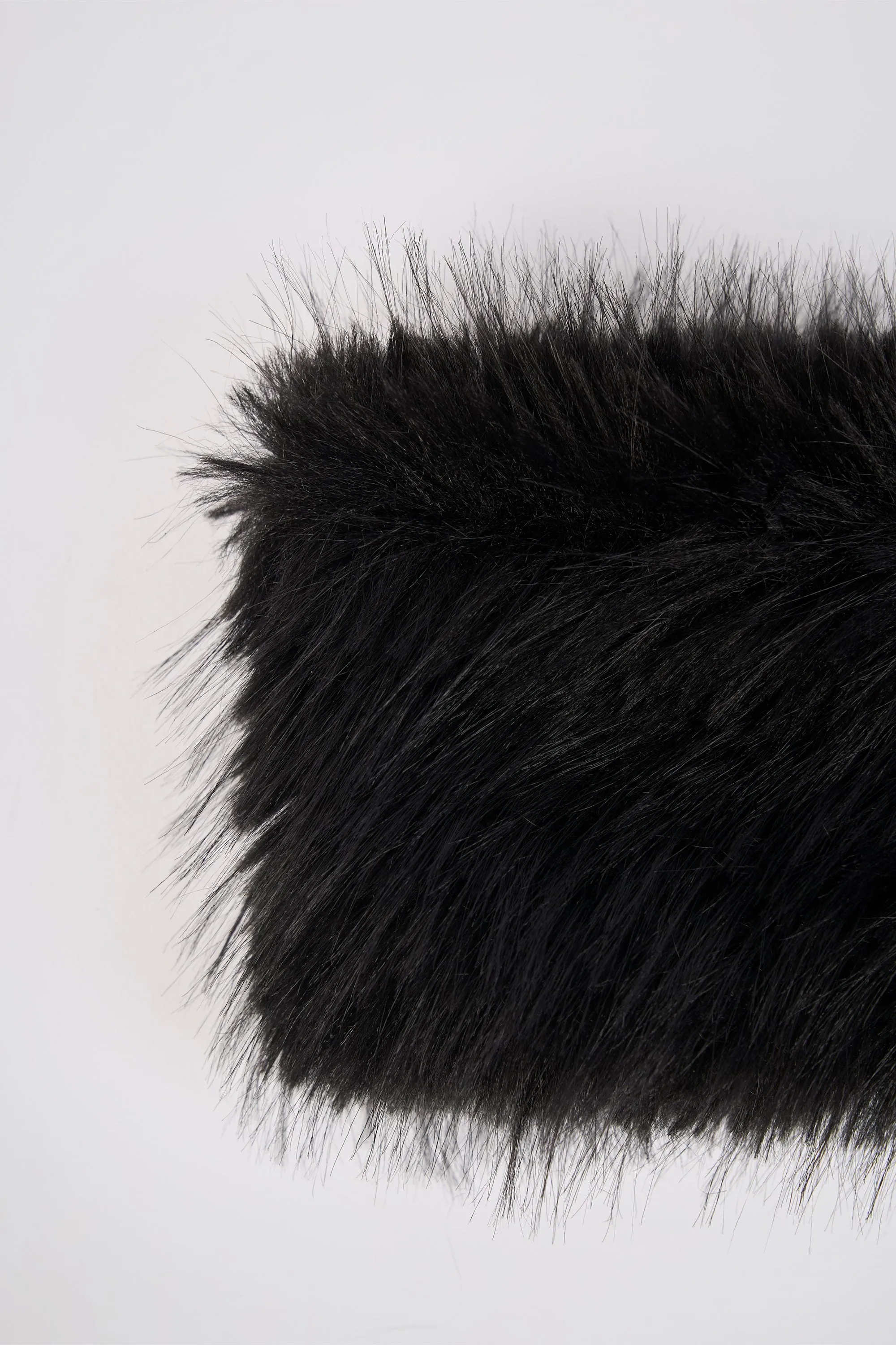 Faux-Fur Headband in Black sold by Oh Polly product image thumbnail 4
