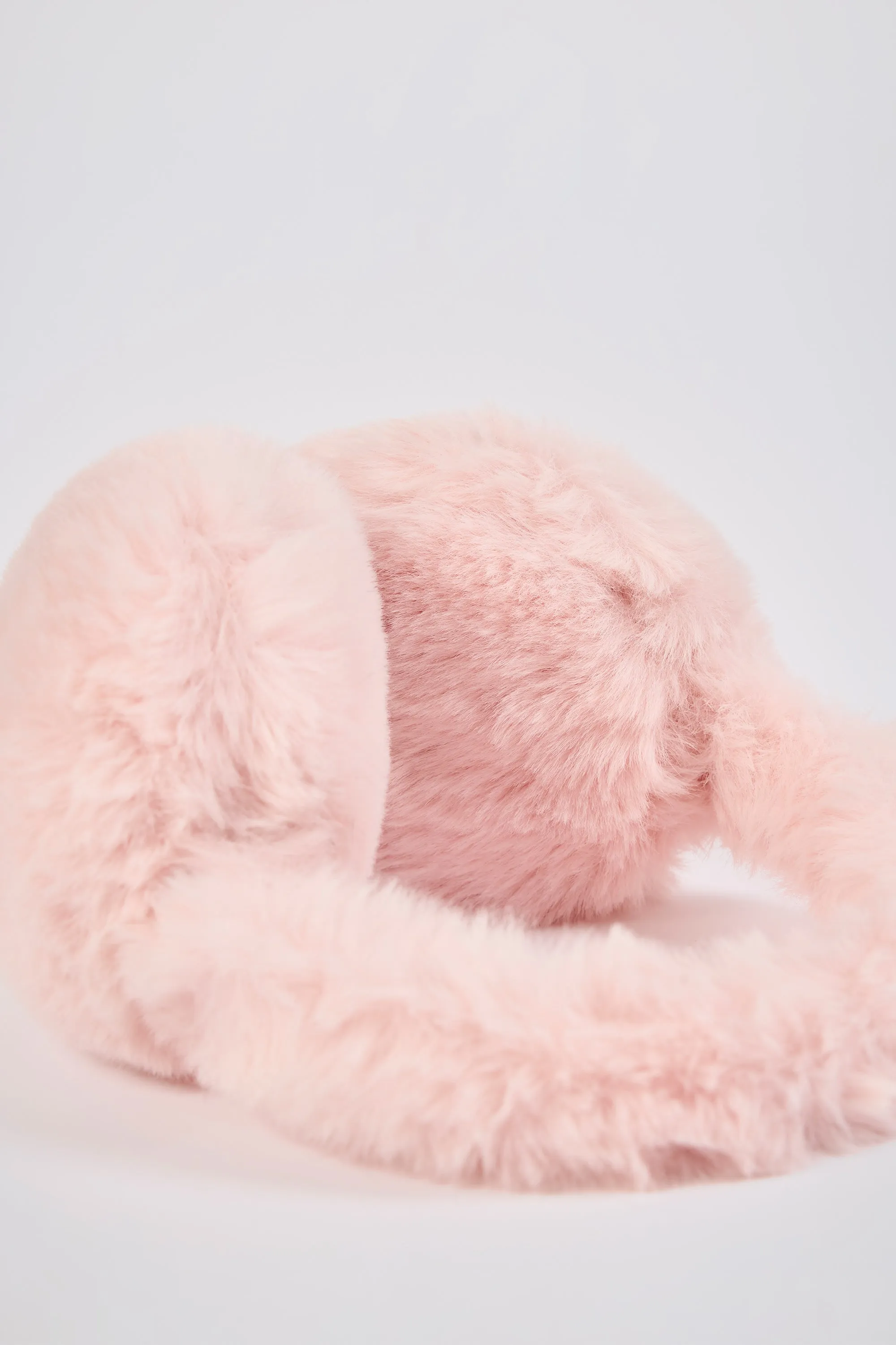 Faux-Fur Earmuffs in Pastel Pink sold by Oh Polly product image thumbnail 5