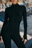 Super Sculpt Seamless Base Layer Jumpsuit in Black sold by Oh Polly