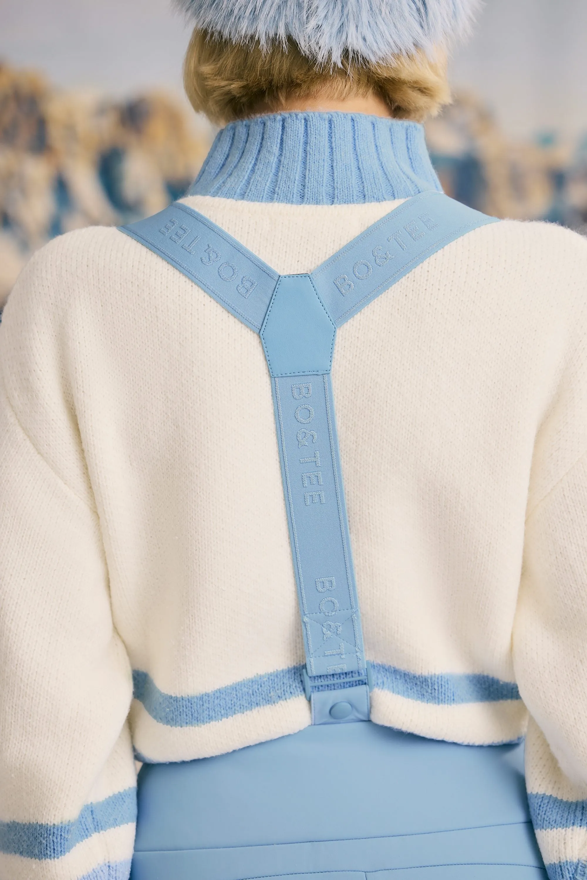 Fleece-Lined Ski Trousers in Ice Blue sold by Oh Polly product image thumbnail 5