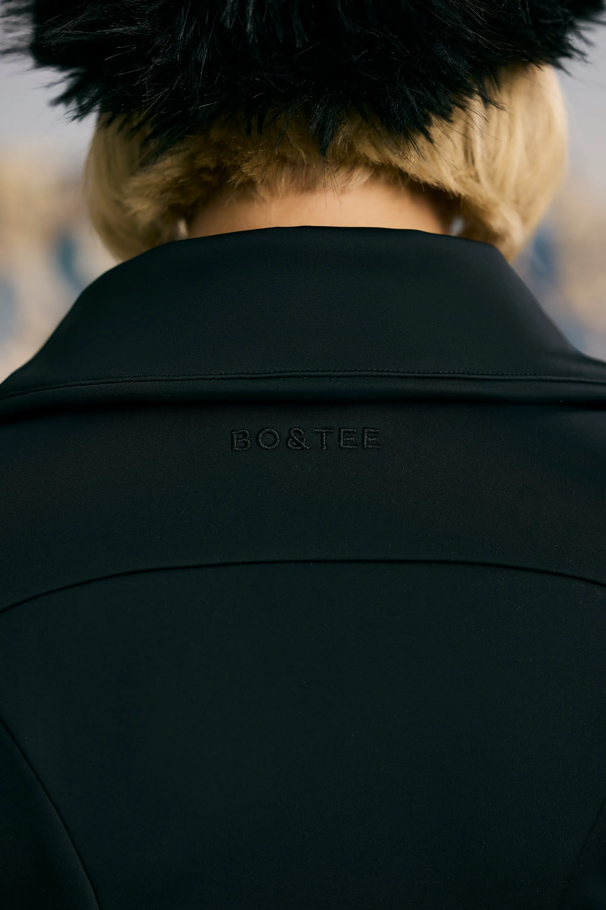 Fleece-Lined Belted Ski Suit in Black sold by Oh Polly product image thumbnail 5