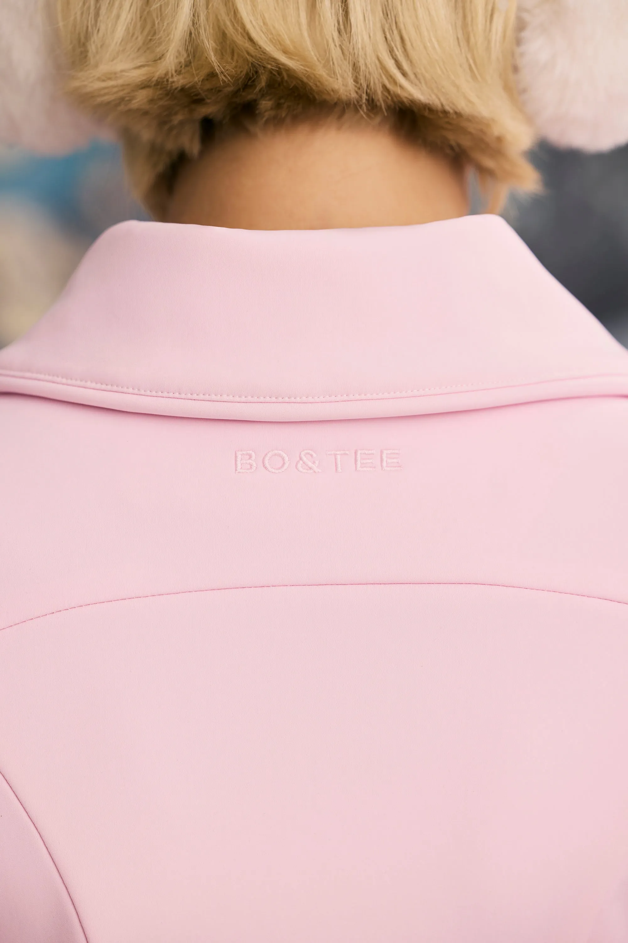 Fleece-Lined Belted Ski Suit in Pastel Pink sold by Oh Polly product image thumbnail 5