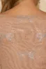 Embellished Bow-Detail Top in Almond sold by Oh Polly