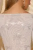Embellished Bow-Detail Top in Ivory sold by Oh Polly