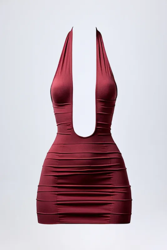 Mini Dress in Wine Red sold by Oh Polly
