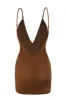 Intimates Soft Mesh Multiway Mini Dress in Chestnut sold by Oh Polly