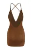 Intimates Soft Mesh Multiway Mini Dress in Chestnut sold by Oh Polly