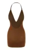 Intimates Soft Mesh Multiway Mini Dress in Chestnut sold by Oh Polly