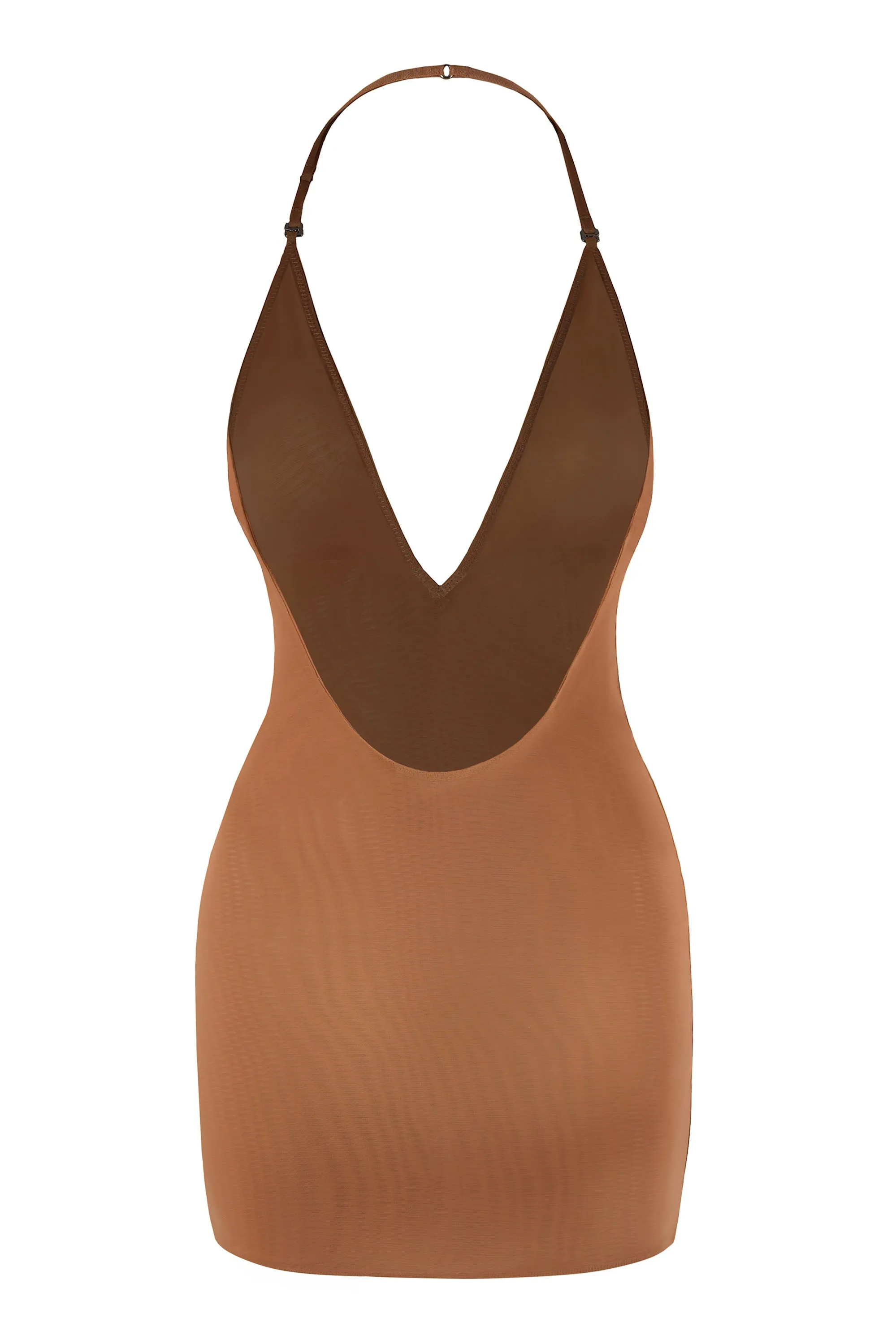 Intimates Soft Mesh Multiway Mini Dress in Honey sold by Oh Polly product image thumbnail 2
