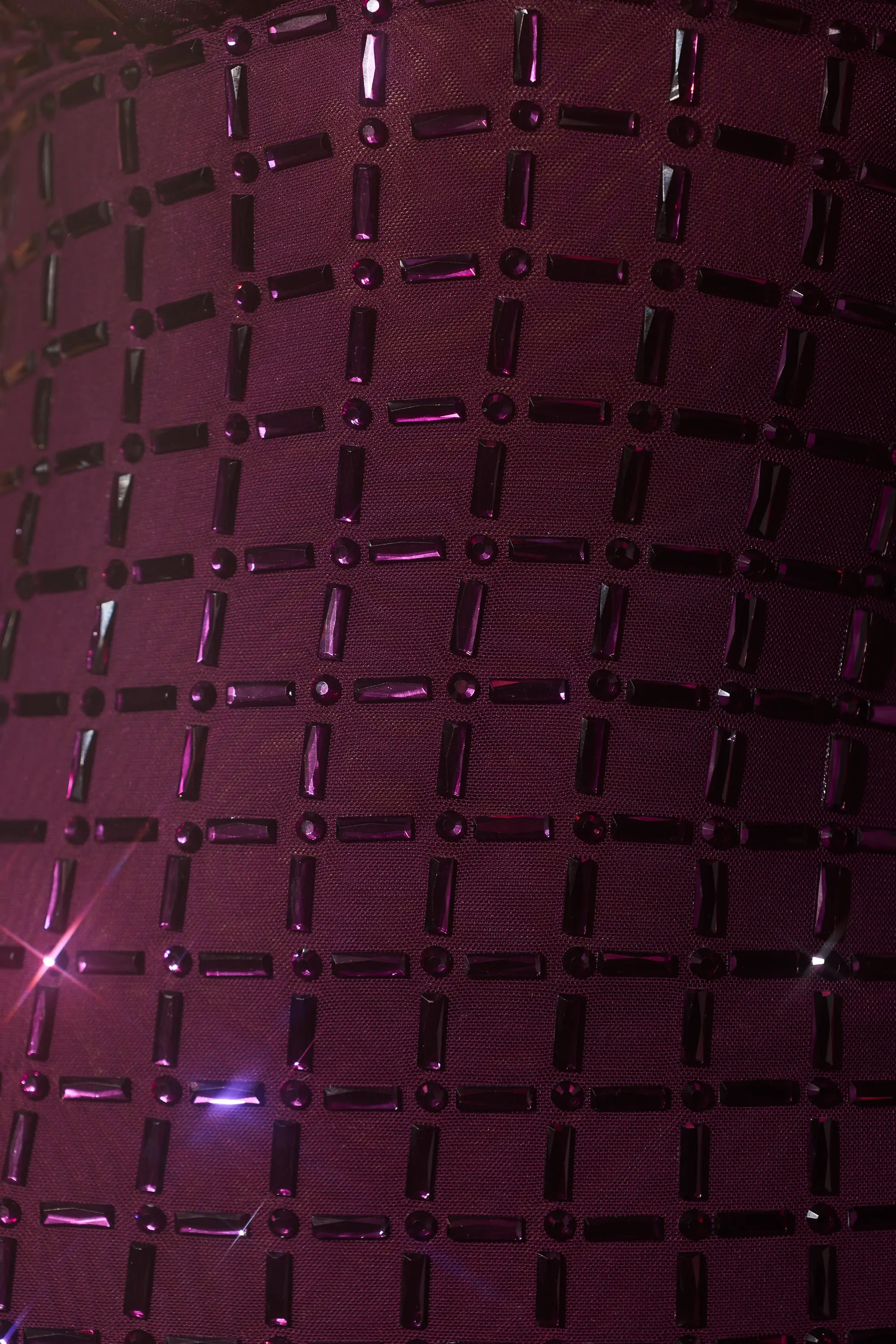 Embellished Plunge Mini Dress in Deep Purple sold by Oh Polly product image thumbnail 5