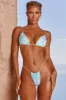 Triangle Micro Bikini Top in Blue Tie Dye sold by Oh Polly