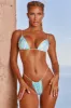 Triangle Micro Bikini Top in Blue Tie Dye sold by Oh Polly