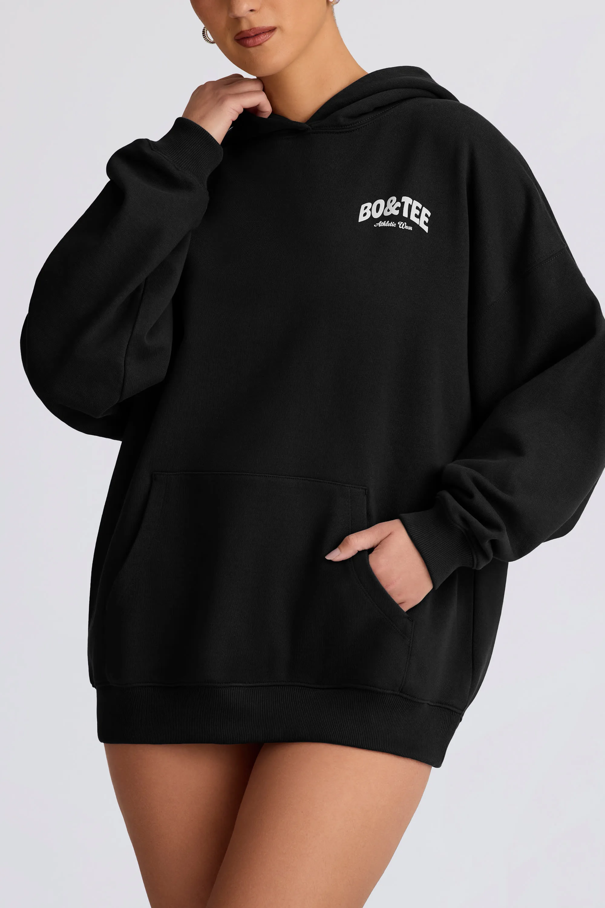 Oversized Hoodie in Black sold by Oh Polly product image thumbnail 4