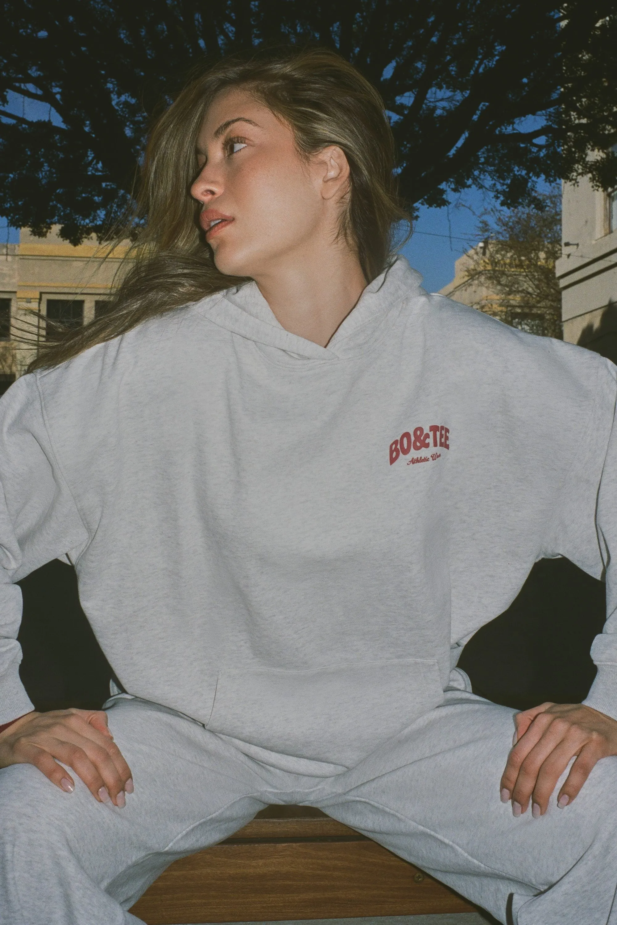 Oversized Hoodie in Grey Marl sold by Oh Polly product image thumbnail 5