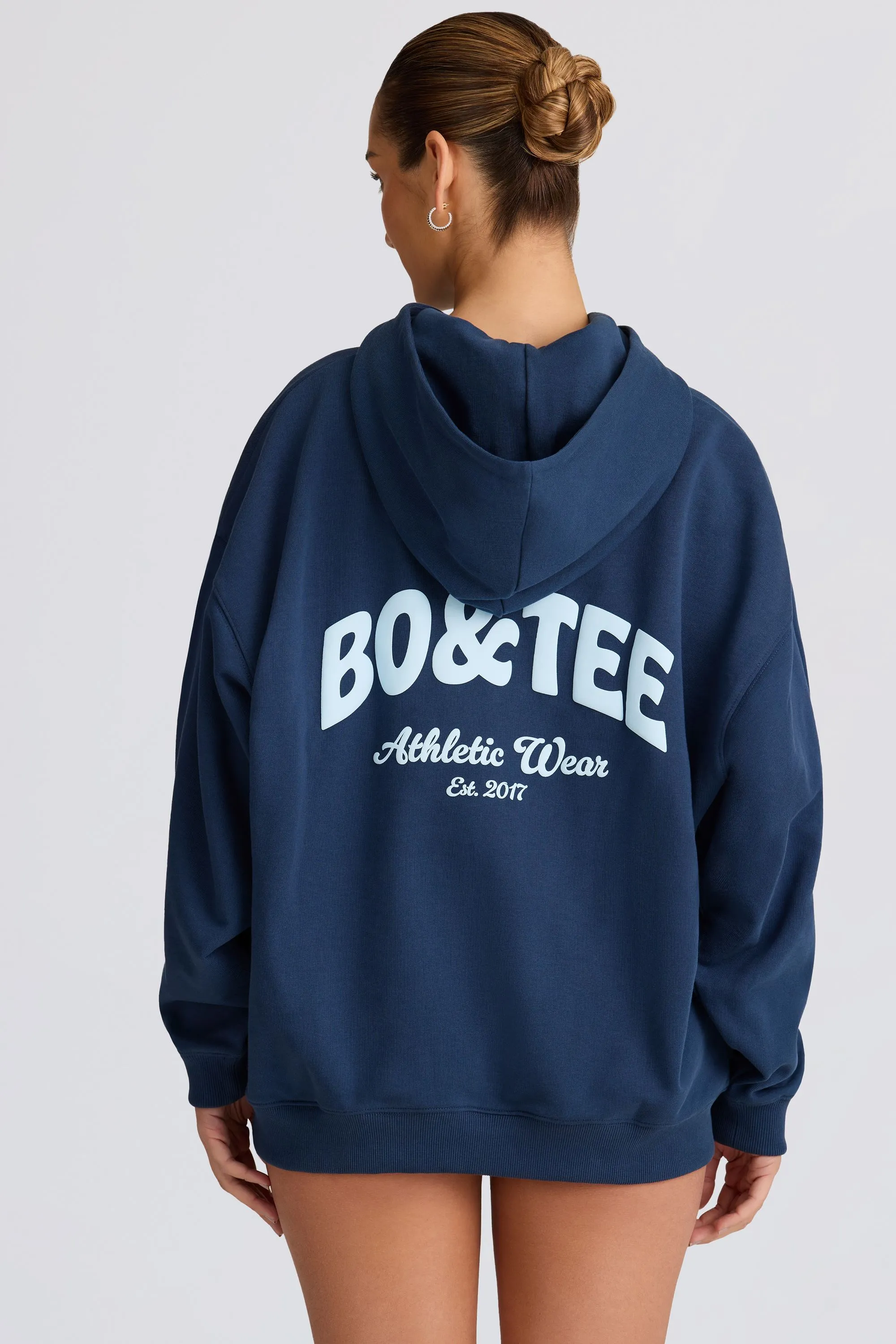 Oversized Hoodie in Dark Navy sold by Oh Polly product image thumbnail 2
