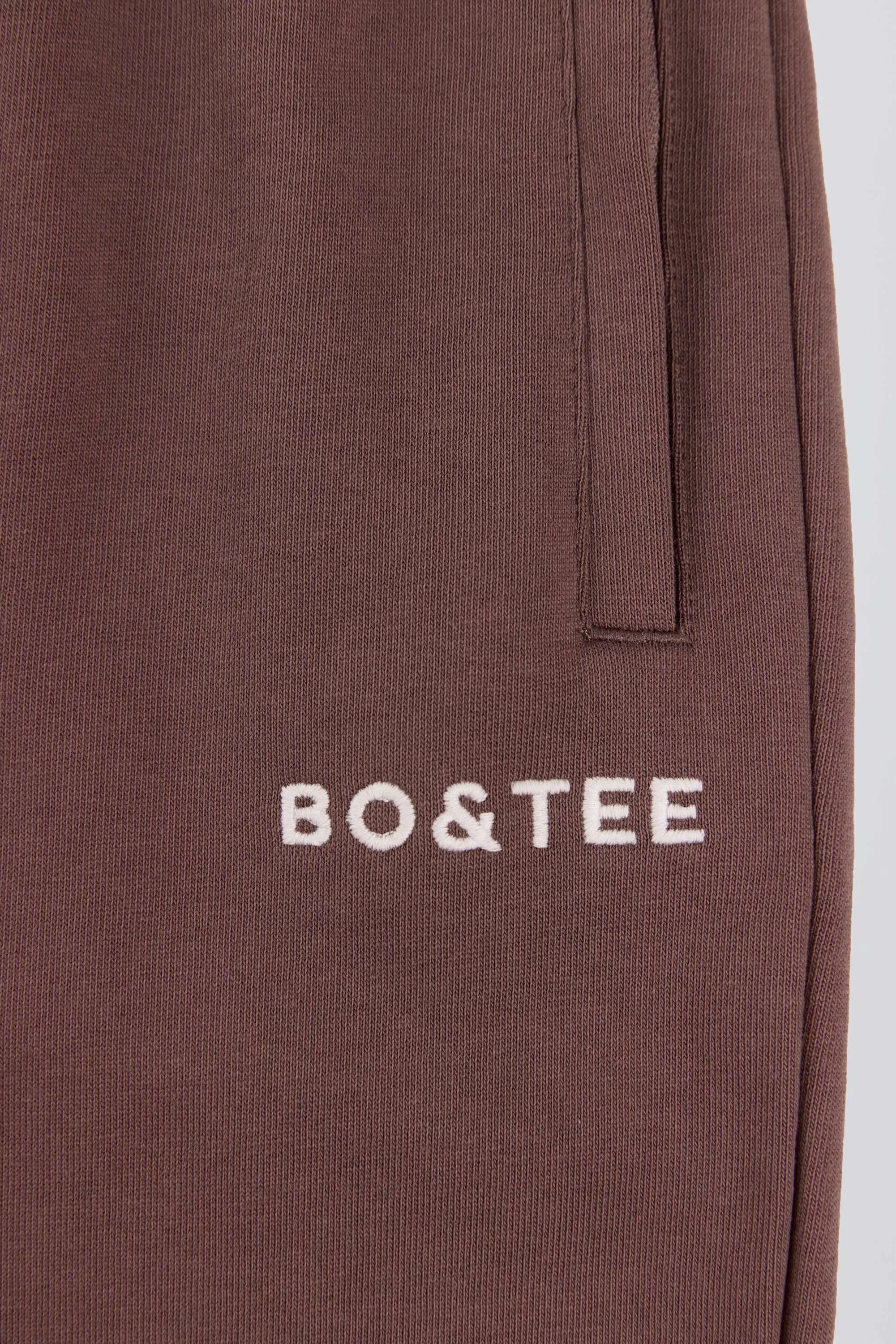 Mid-Rise Wide-Leg Joggers in Mocha sold by Oh Polly product image thumbnail 5