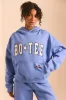 Oversized Hoodie in Cerulean Blue sold by Oh Polly