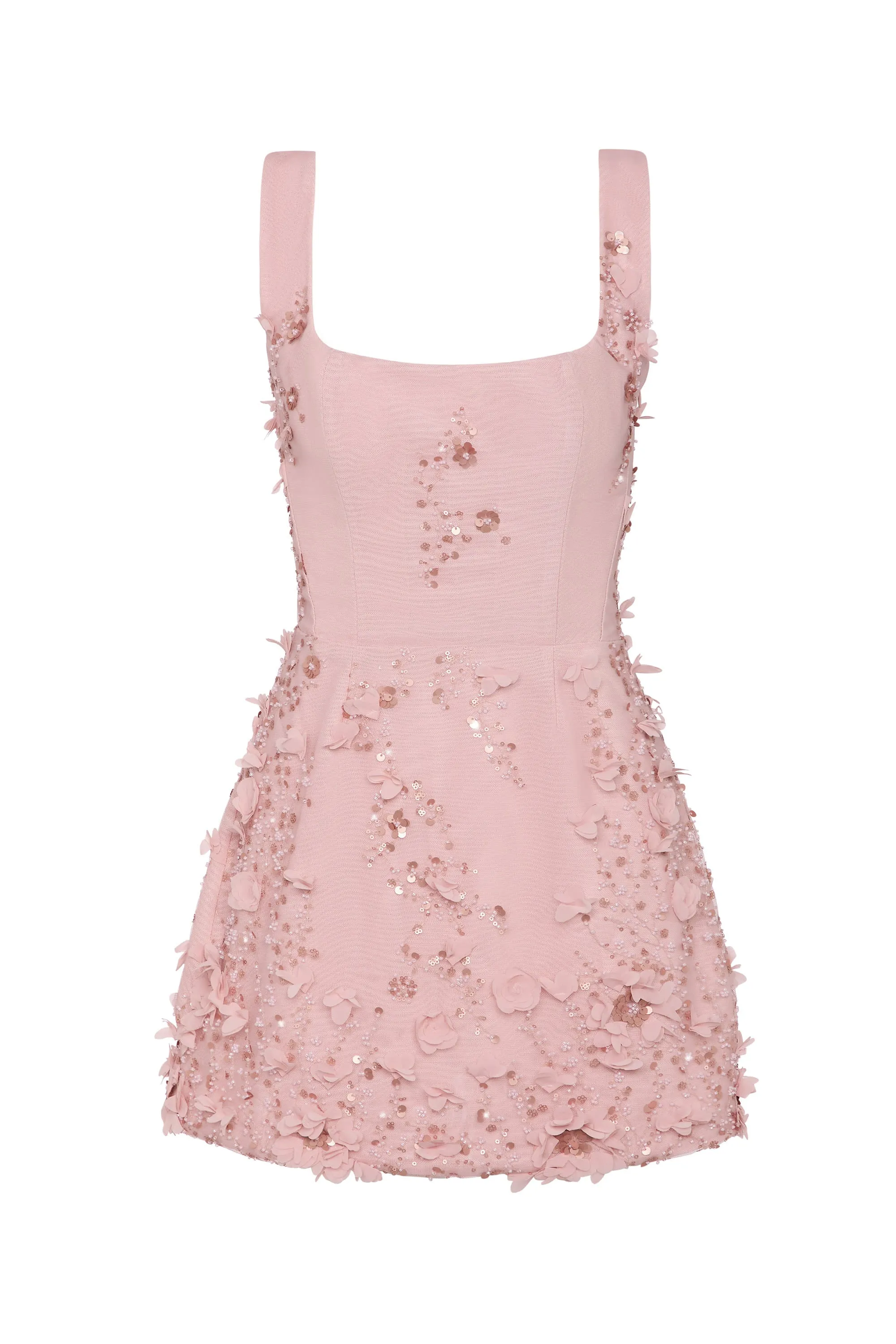 Embellished Corset Mini Dress in Dusty Rose sold by Oh Polly product image thumbnail 2