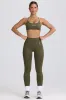 Super Sculpt Seamless Backless Sports Bra in Light Green sold by Oh Polly