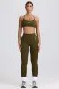 Super Sculpt Seamless High-Waist Leggings in Dark Green sold by Oh Polly