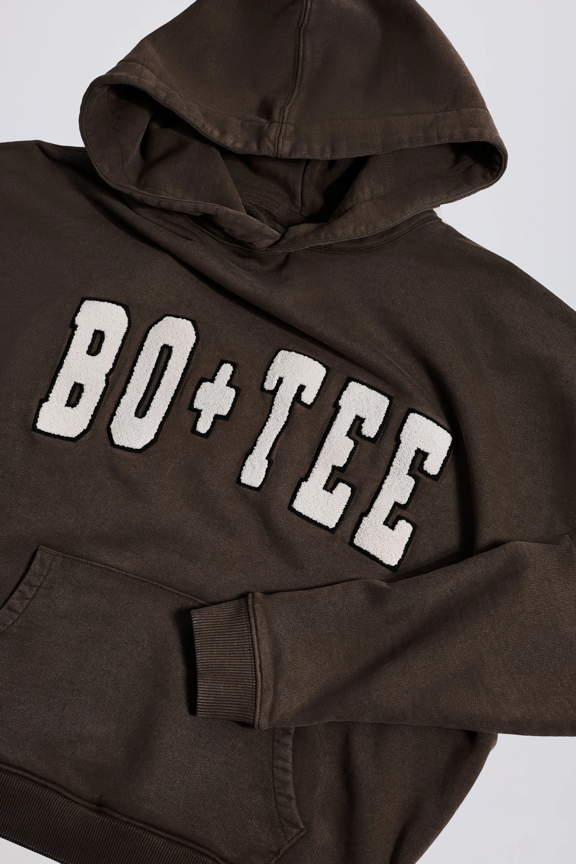 Acid Wash Oversized Hoodie in Brown sold by Oh Polly product image thumbnail 5