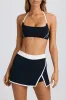 Soft Active Mini Skort in Black sold by Oh Polly