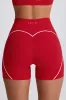 Soft Active Mini Shorts in Hot Red sold by Oh Polly