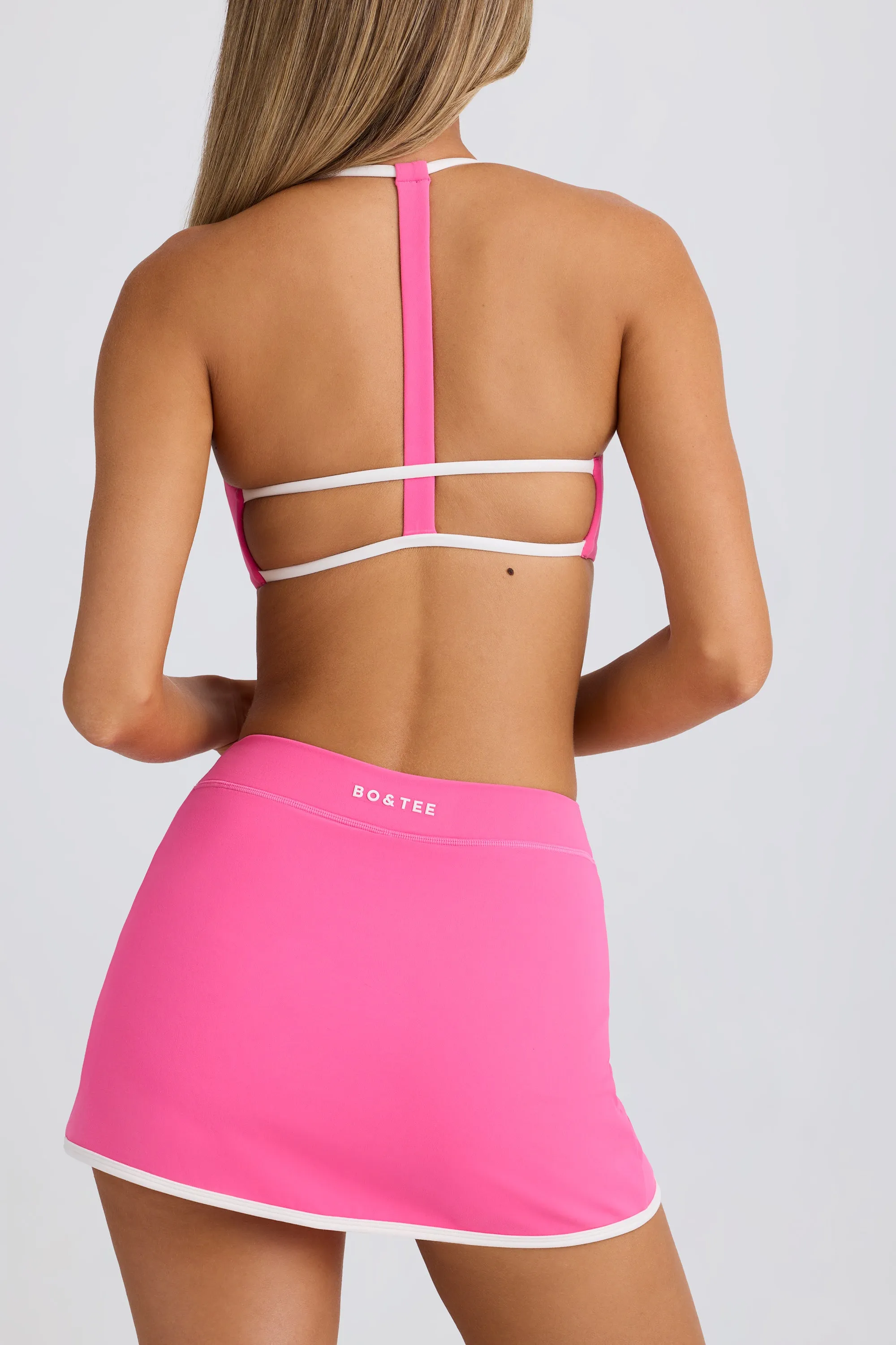 Soft Active Mini Skort in Bubblegum Pink sold by Oh Polly product image thumbnail 4