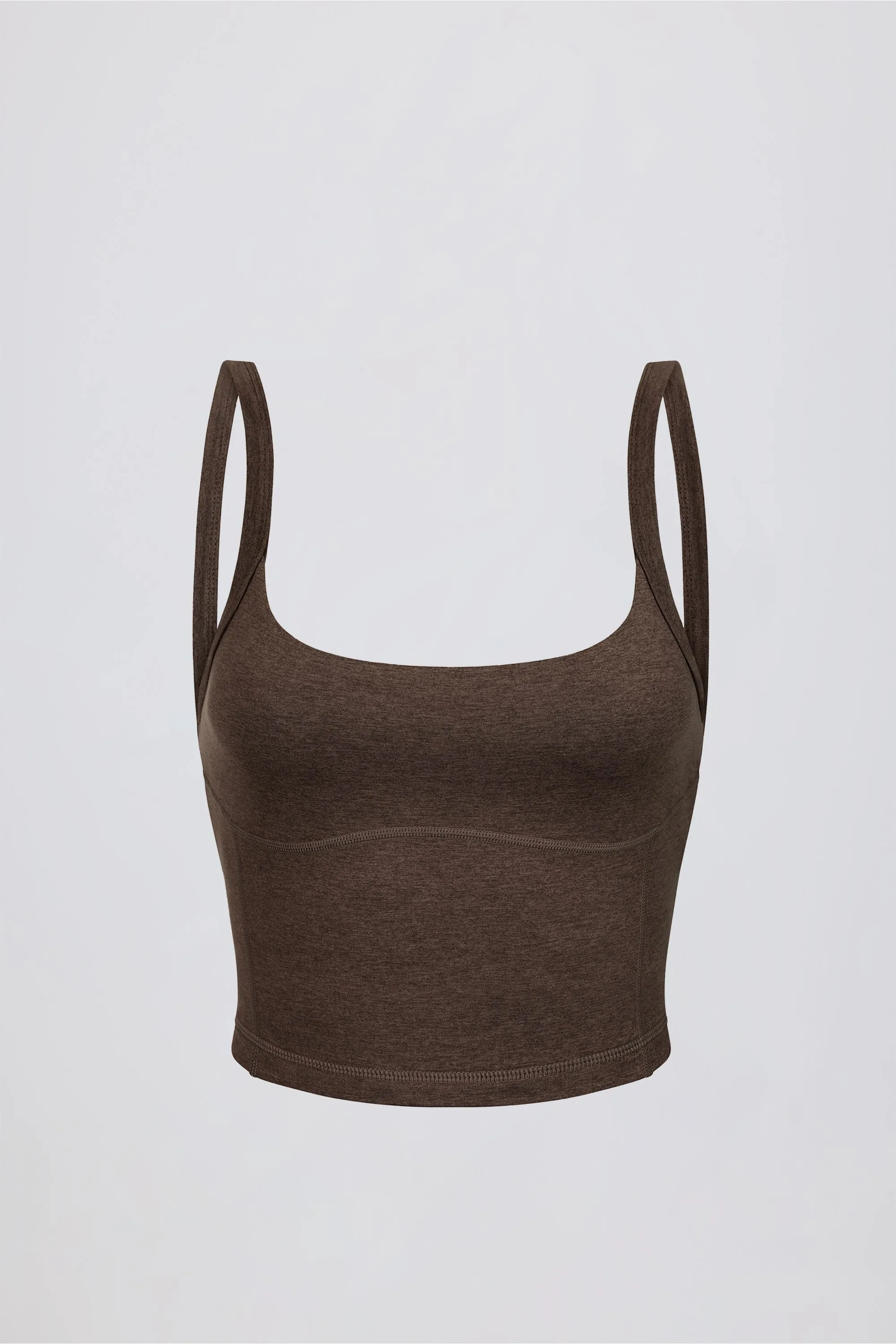 Cropped Tank Top in Pecan Marl sold by Oh Polly product image thumbnail 5