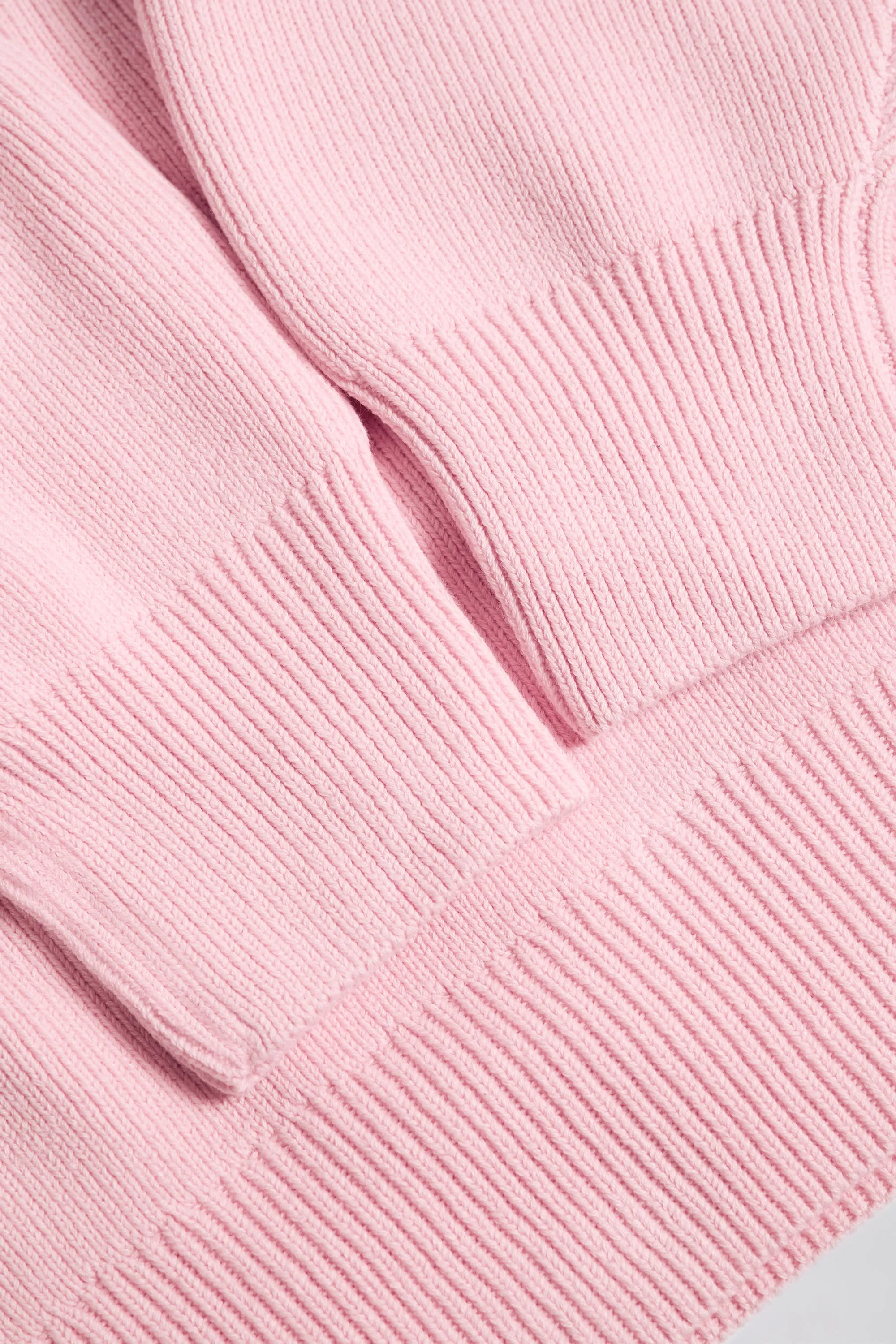 Ribbed Knit Oversized Jumper in Pale Pink sold by Oh Polly product image thumbnail 4