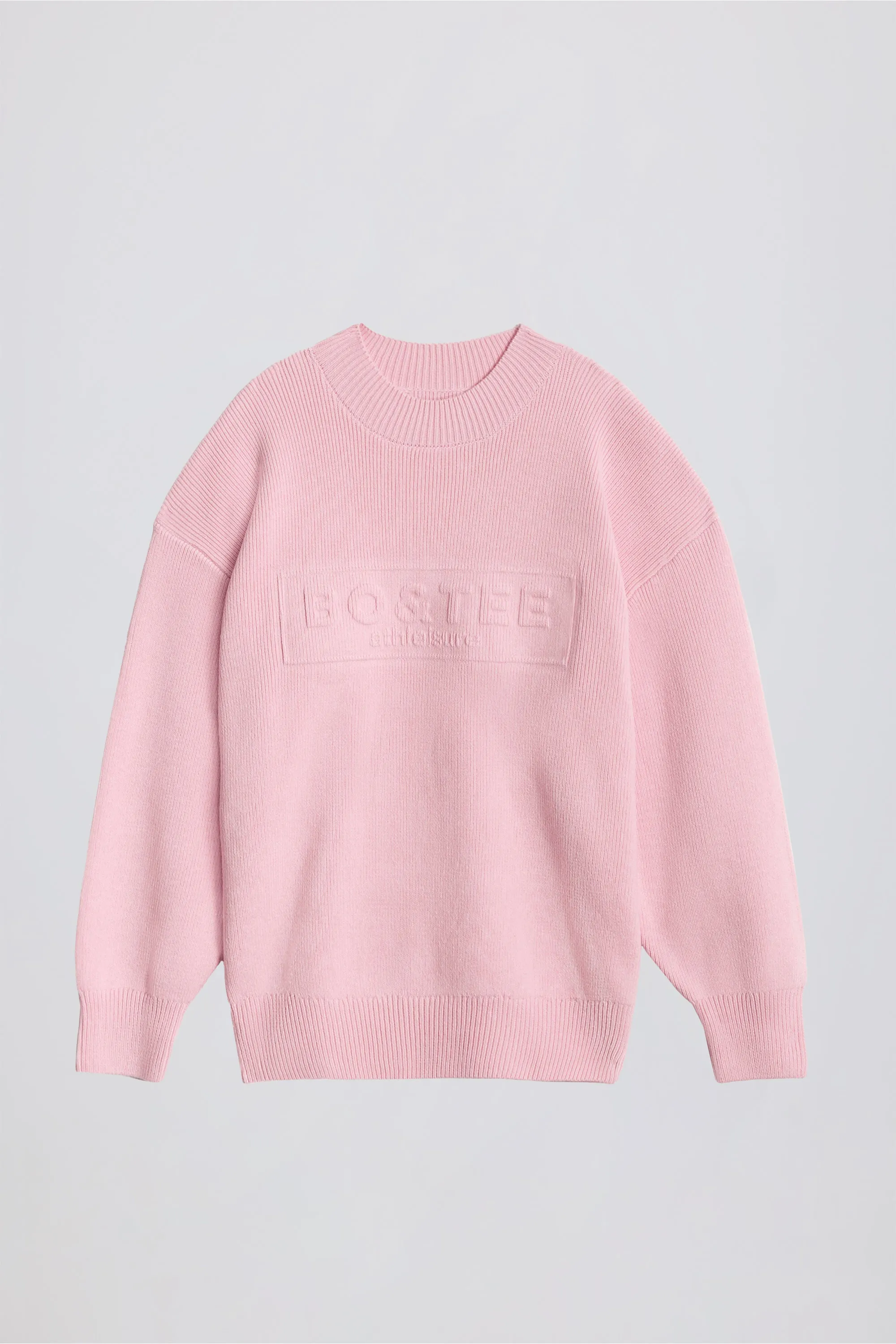 Ribbed Knit Oversized Jumper in Pale Pink sold by Oh Polly product image thumbnail 2