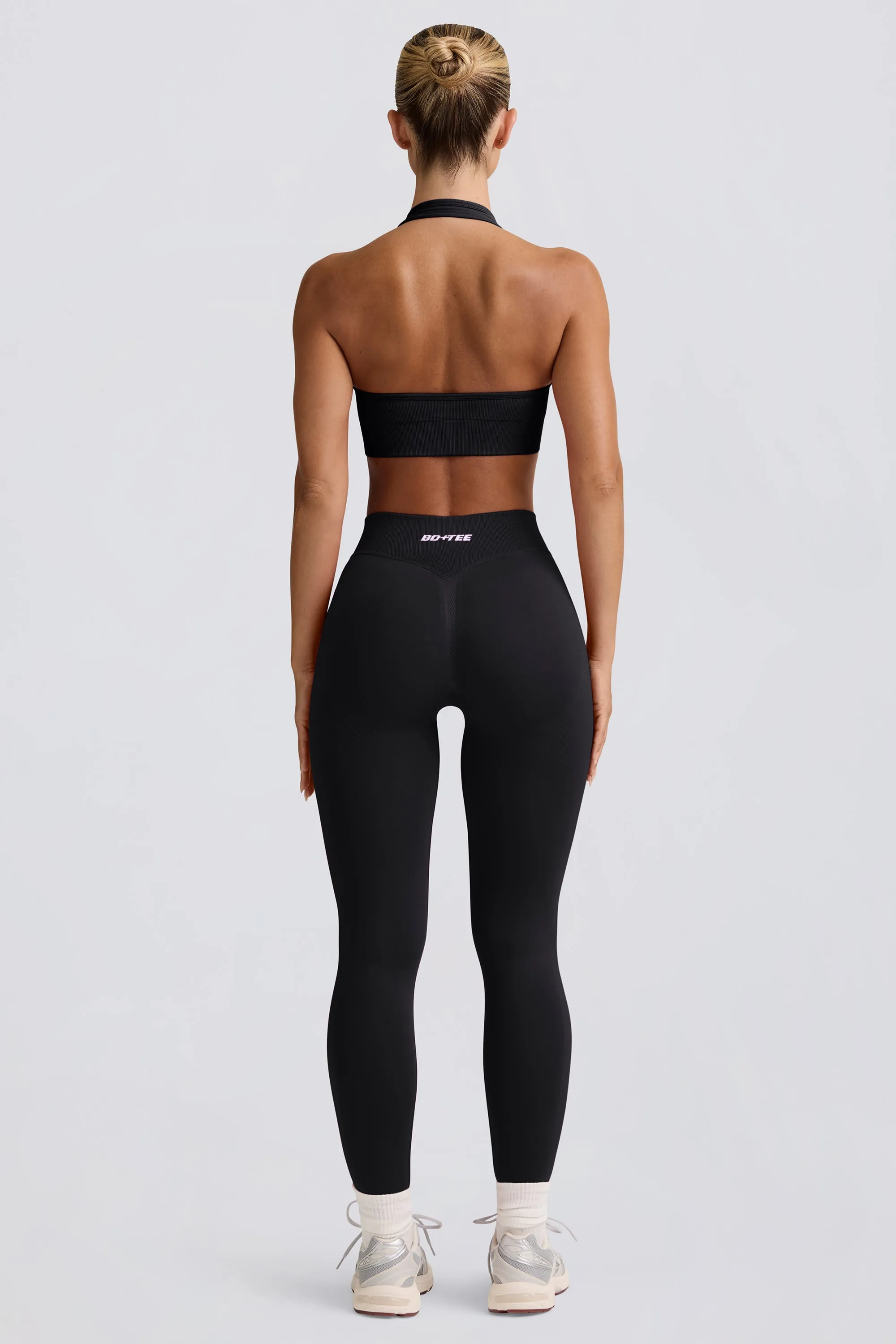 Define Luxe High-Waist Leggings in Black sold by Oh Polly product image thumbnail 5