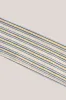 Modal Ribbed Headband in Blue & Yellow Stripe sold by Oh Polly
