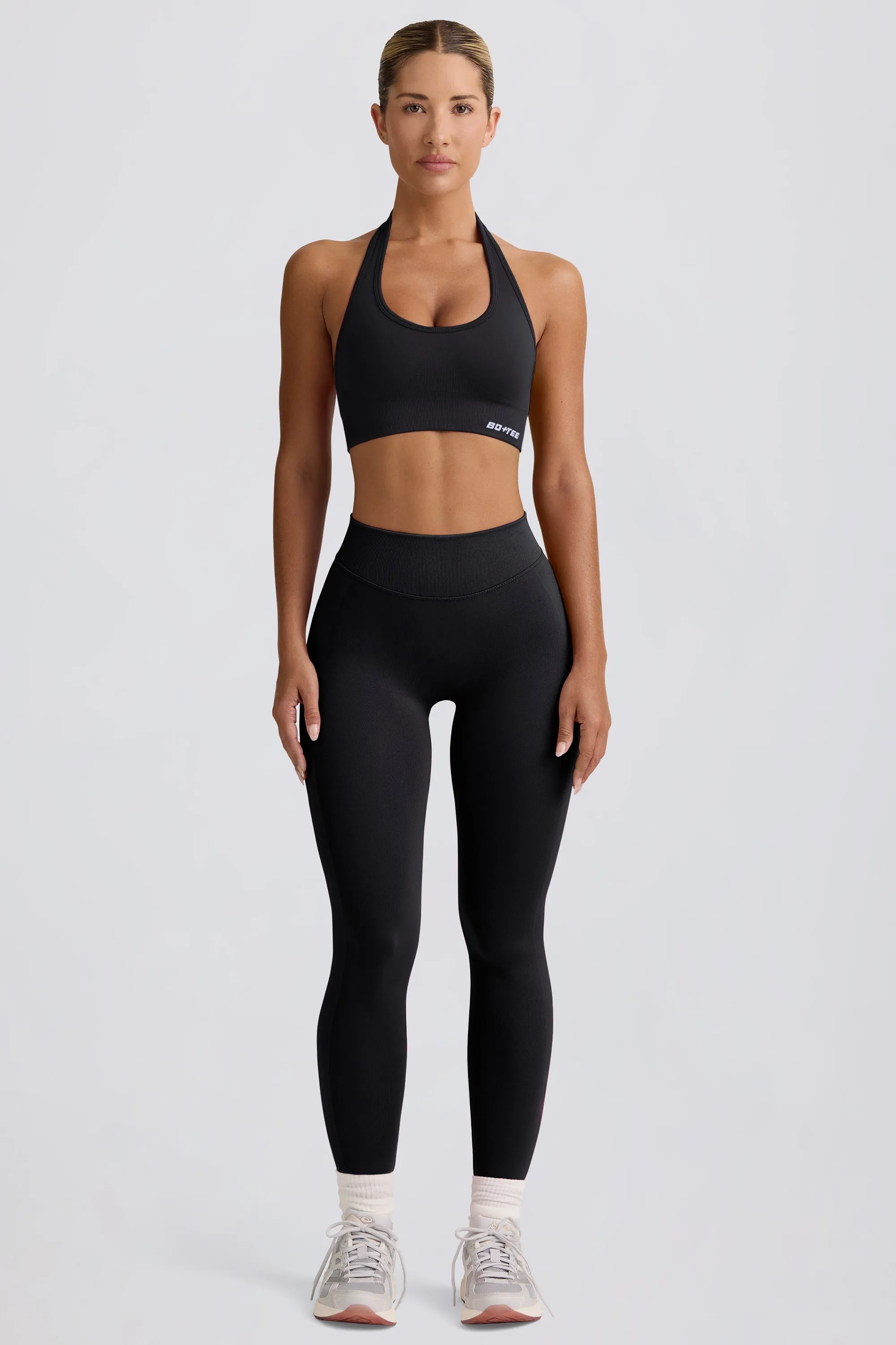 Define Luxe High-Waist Leggings in Black sold by Oh Polly product image thumbnail 4