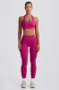 Define Luxe High-Waist Leggings in Berry sold by Oh Polly