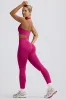 Define Luxe High-Waist Leggings in Berry sold by Oh Polly