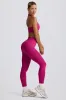 Define Luxe High-Waist Leggings in Berry sold by Oh Polly