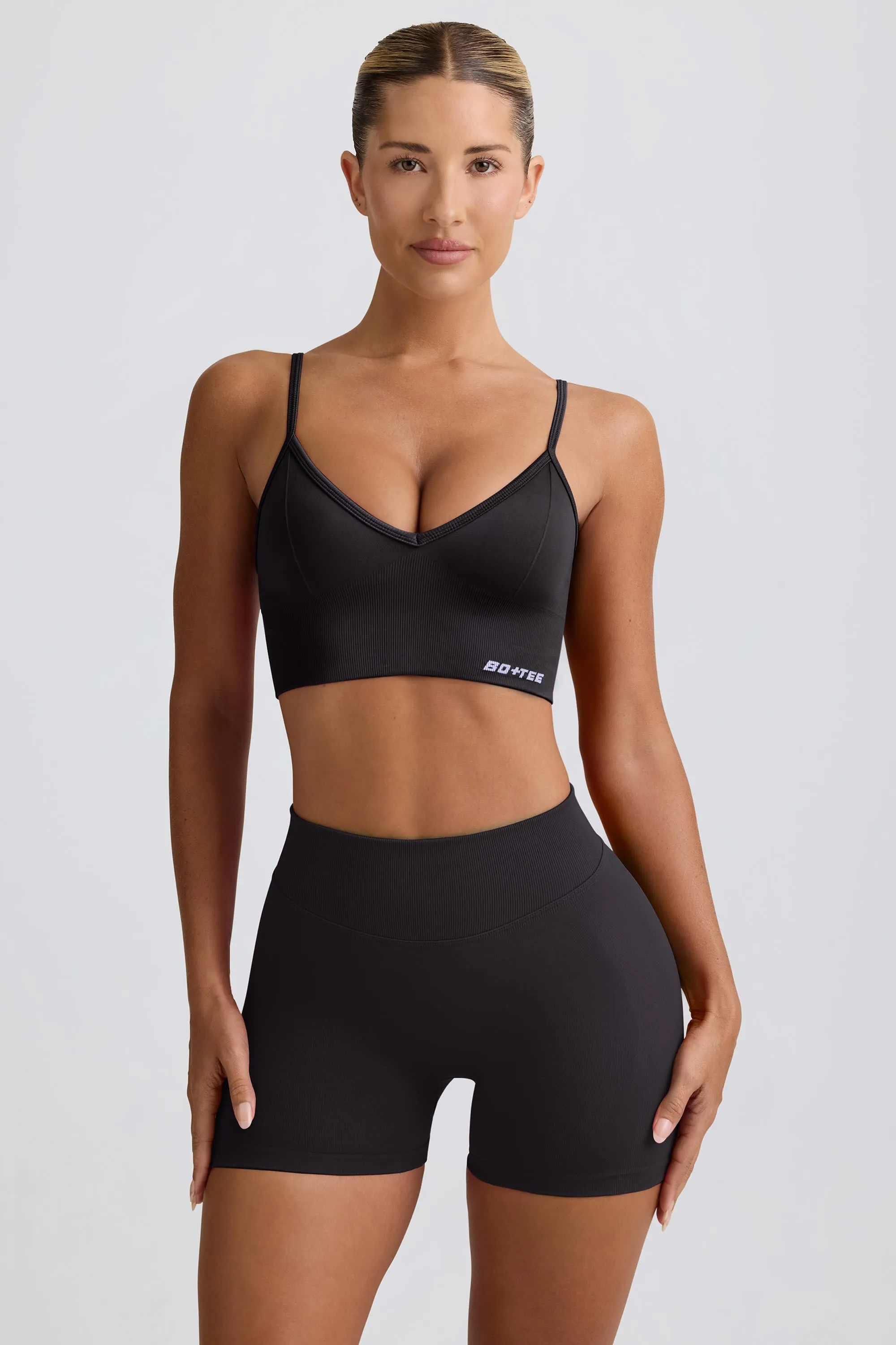 Define Luxe Mini Shorts in Black sold by Oh Polly product image thumbnail 5