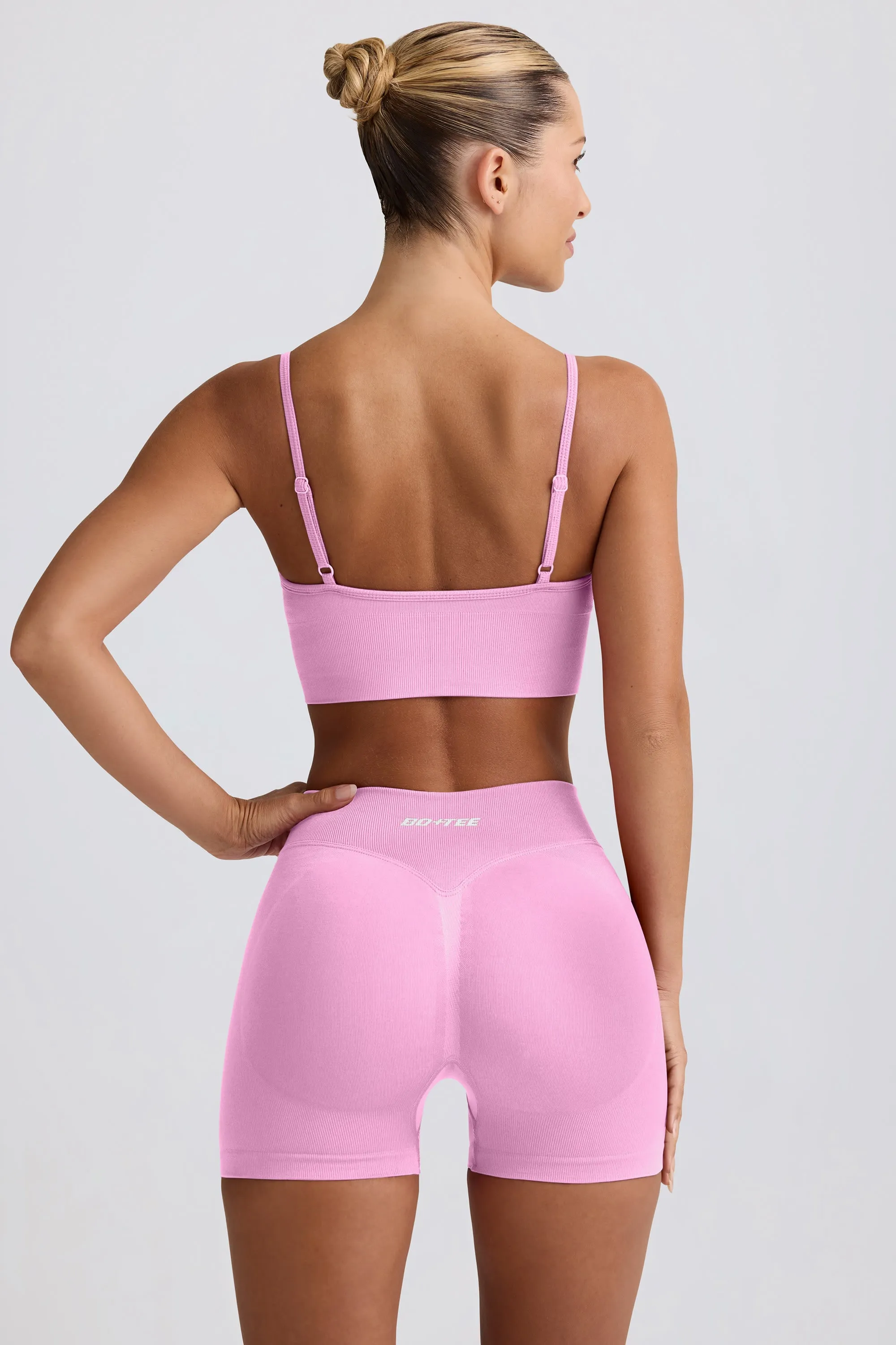 Define Luxe Mini Shorts in Bubblegum Pink sold by Oh Polly product image thumbnail 2