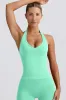Define Luxe Halterneck Tank Top in Mint sold by Oh Polly
