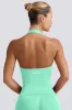 Define Luxe Halterneck Tank Top in Mint sold by Oh Polly