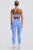 Define Luxe High-Waist Leggings in Light Blue sold by Oh Polly